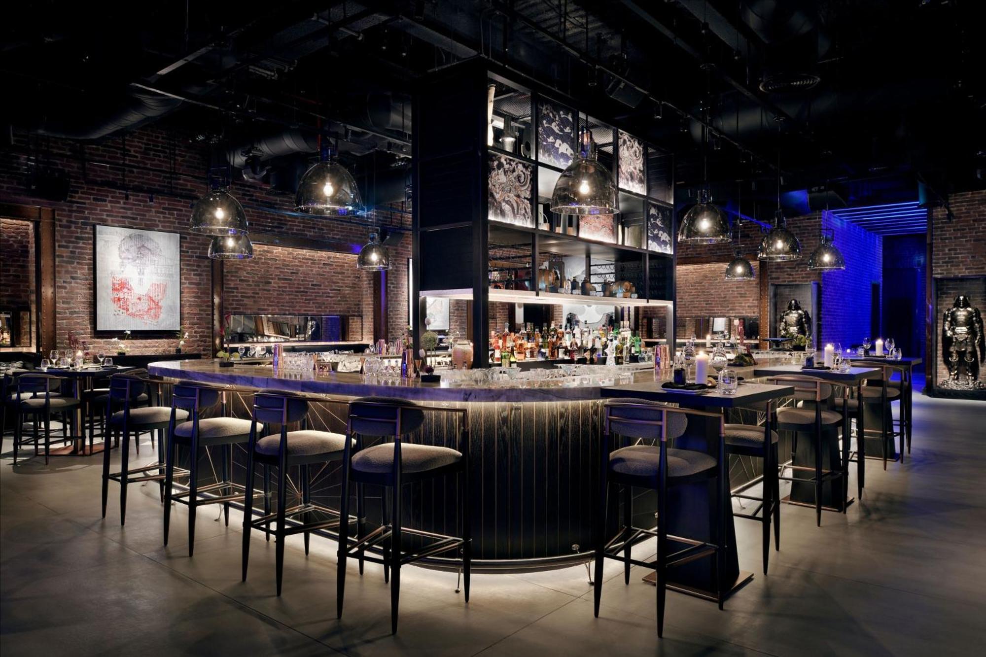 Marriott Resort Palm Jumeirah, דובאי מראה חיצוני תמונה The bar at the restaurant