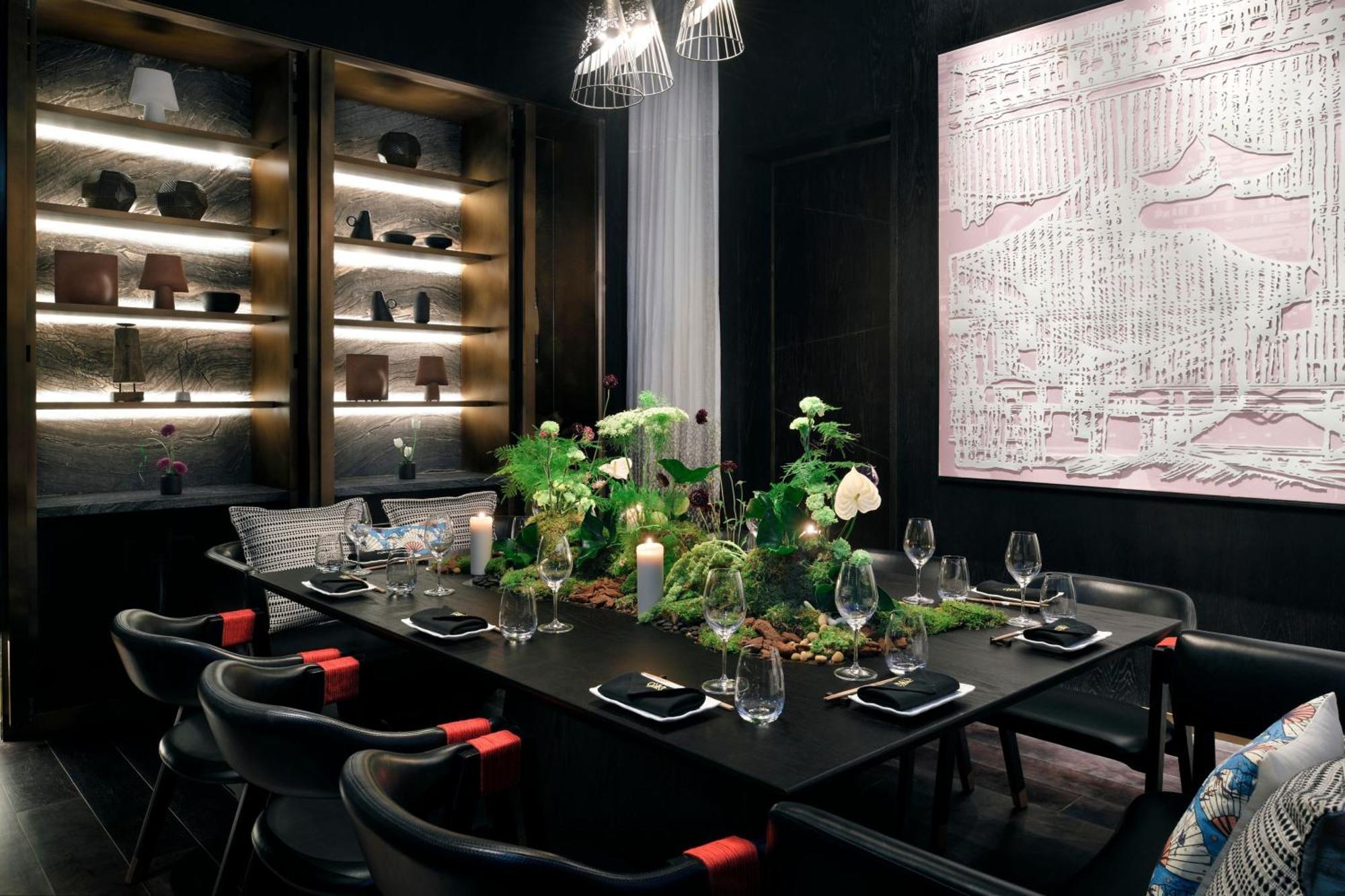 Marriott Resort Palm Jumeirah, דובאי מראה חיצוני תמונה Private dining room at the restaurant
