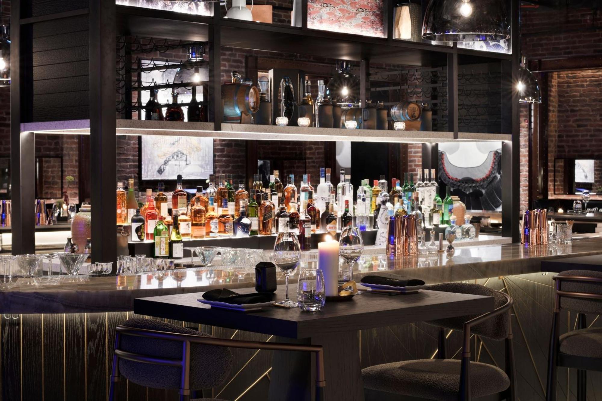 Marriott Resort Palm Jumeirah, דובאי מראה חיצוני תמונה The bar at the restaurant