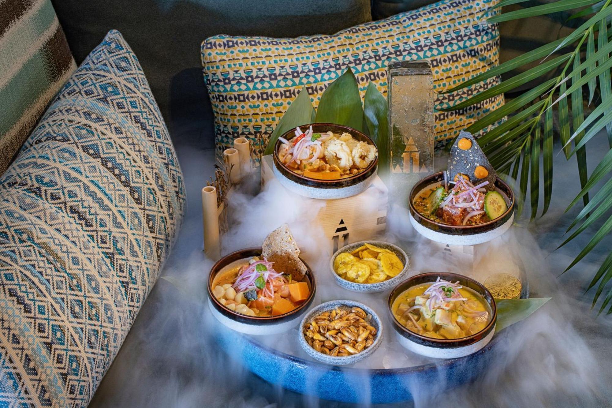 Marriott Resort Palm Jumeirah, דובאי מראה חיצוני תמונה Ceviche at the restaurant