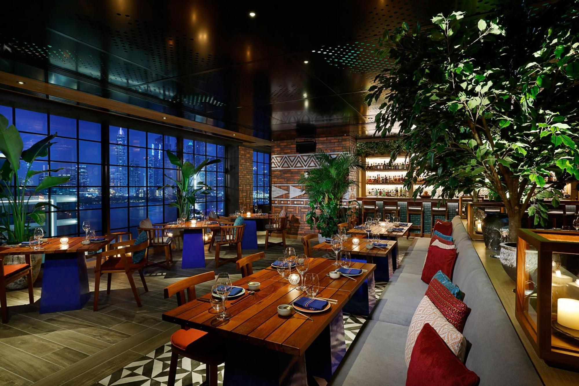 Marriott Resort Palm Jumeirah, דובאי מראה חיצוני תמונה The interior of the restaurant
