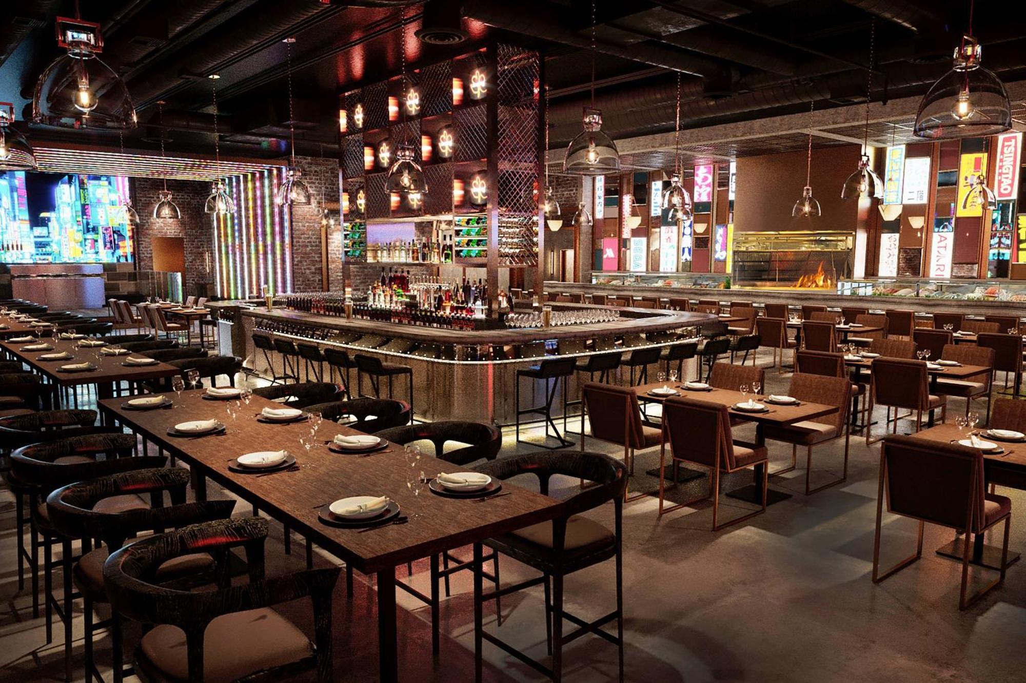 Marriott Resort Palm Jumeirah, דובאי מראה חיצוני תמונה Interior of a restaurant in Hong Kong